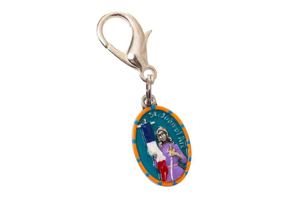 Saints For Sinners Saints For Sinners St. Joan of Arc Hand Painted Medal - Little Miss Muffin Children & Home