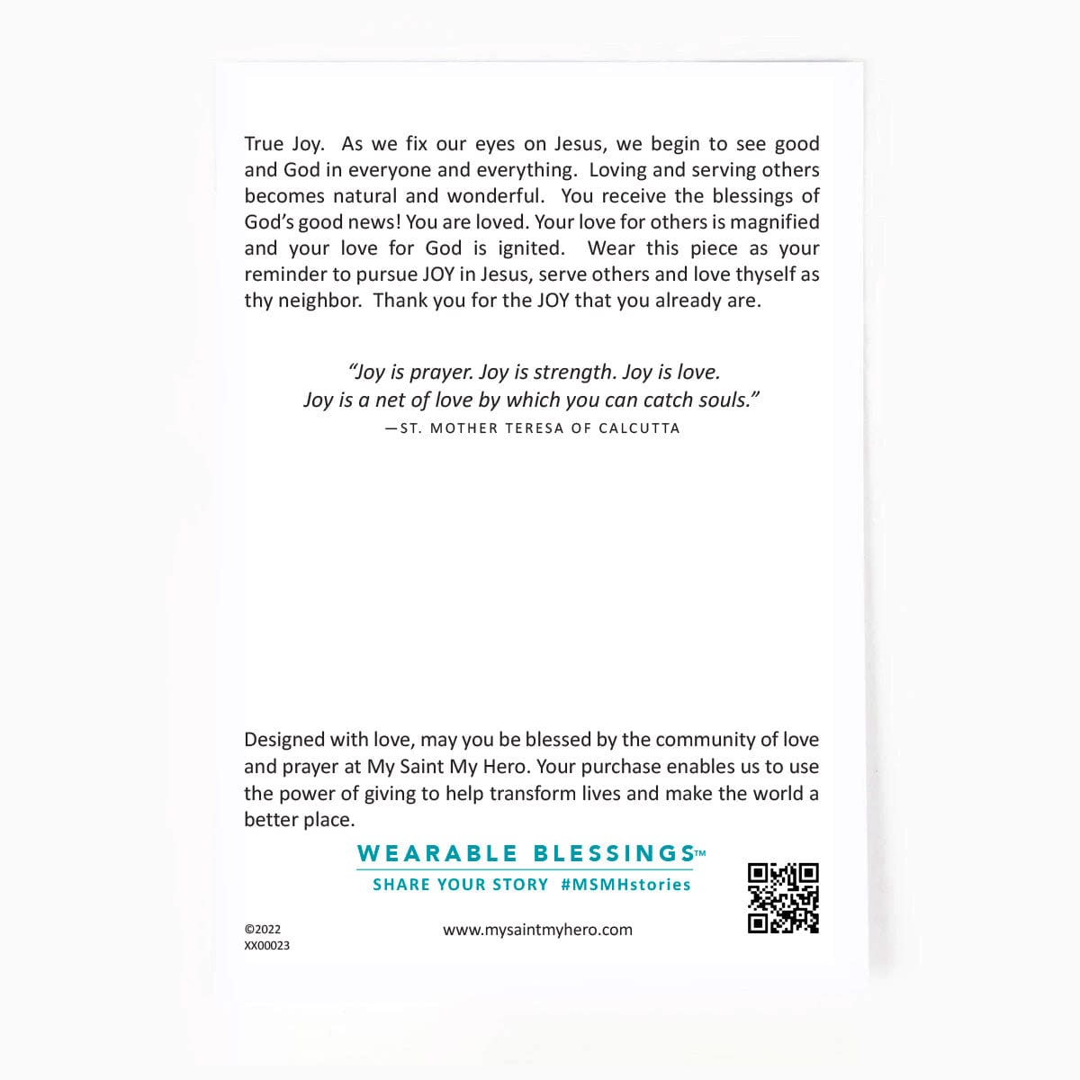 My Saint My Hero My Saint My Hero St. Benedict Joy Bracelet - Little Miss Muffin Children & Home