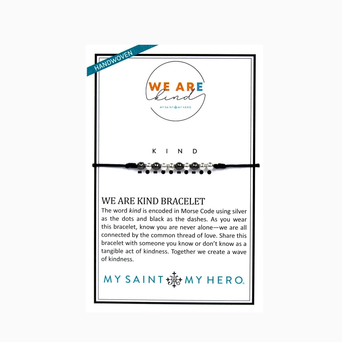 My Saint My Hero My Saint My Hero We Are Kind Bracelet - Little Miss Muffin Children & Home