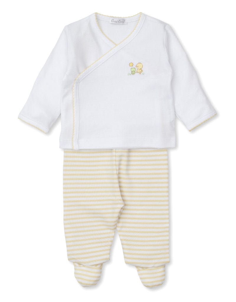 Kissy Kissy Kissy Kissy Duck Duo Footed Pant Set - Little Miss Muffin Children & Home