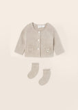 Mayoral Usa Inc Mayoral Knit Cardigan with Socks - Little Miss Muffin Children & Home