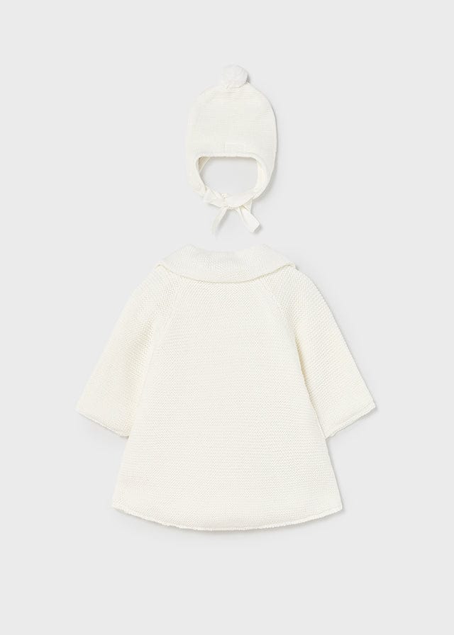 Mayoral Usa Inc Mayoral Knitted Coat with Hat - Little Miss Muffin Children & Home