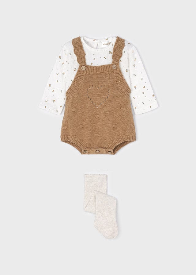 MAY - Mayoral Usa Inc Mayoral Knit Overalls & Tight Set - Little Miss Muffin Children & Home