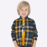 Mayoral Usa Inc Mayoral Long Sleeve Slim Fit Shirt for Boys - Little Miss Muffin Children & Home
