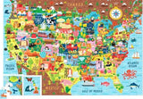 CRC - Crocodile Creek Crocodile Creek 200 Pc USA Shaped Box Puzzle - Little Miss Muffin Children & Home