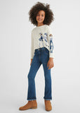 MAY - Mayoral Usa Inc Mayoral Usa Inc Flared Long Denim Pant - Little Miss Muffin Children & Home