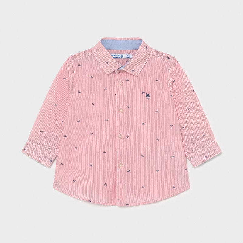 Mayoral Mayoral Long Sleeve Button Up Printed Shirt for Baby Boy - Little Miss Muffin Children & Home