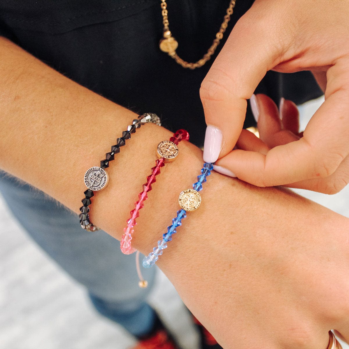 My Saint My Hero My Saint My Hero Love Lights The Way Ombre Bracelet - Little Miss Muffin Children & Home