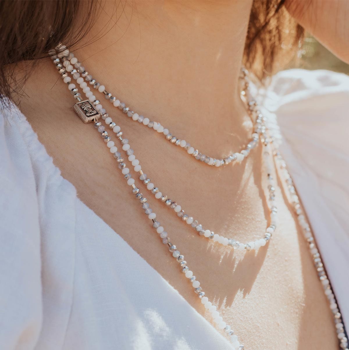 My Saint My Hero My Saint My Hero Love Morse Code Prayer Rope Necklace - Little Miss Muffin Children & Home