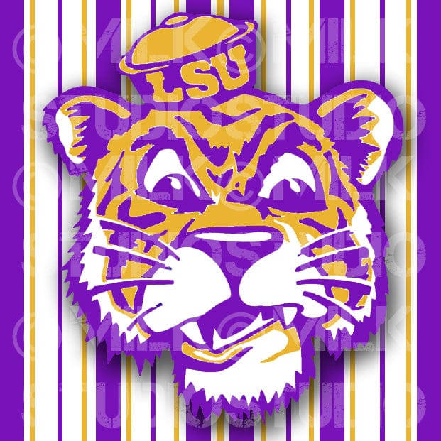Milk Studio Milk Studio Coasters LSU Tiger - Little Miss Muffin Children & Home