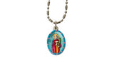 Saints For Sinners Saints For Sinners Saint Lucy Hand Painted Medal - Little Miss Muffin Children & Home