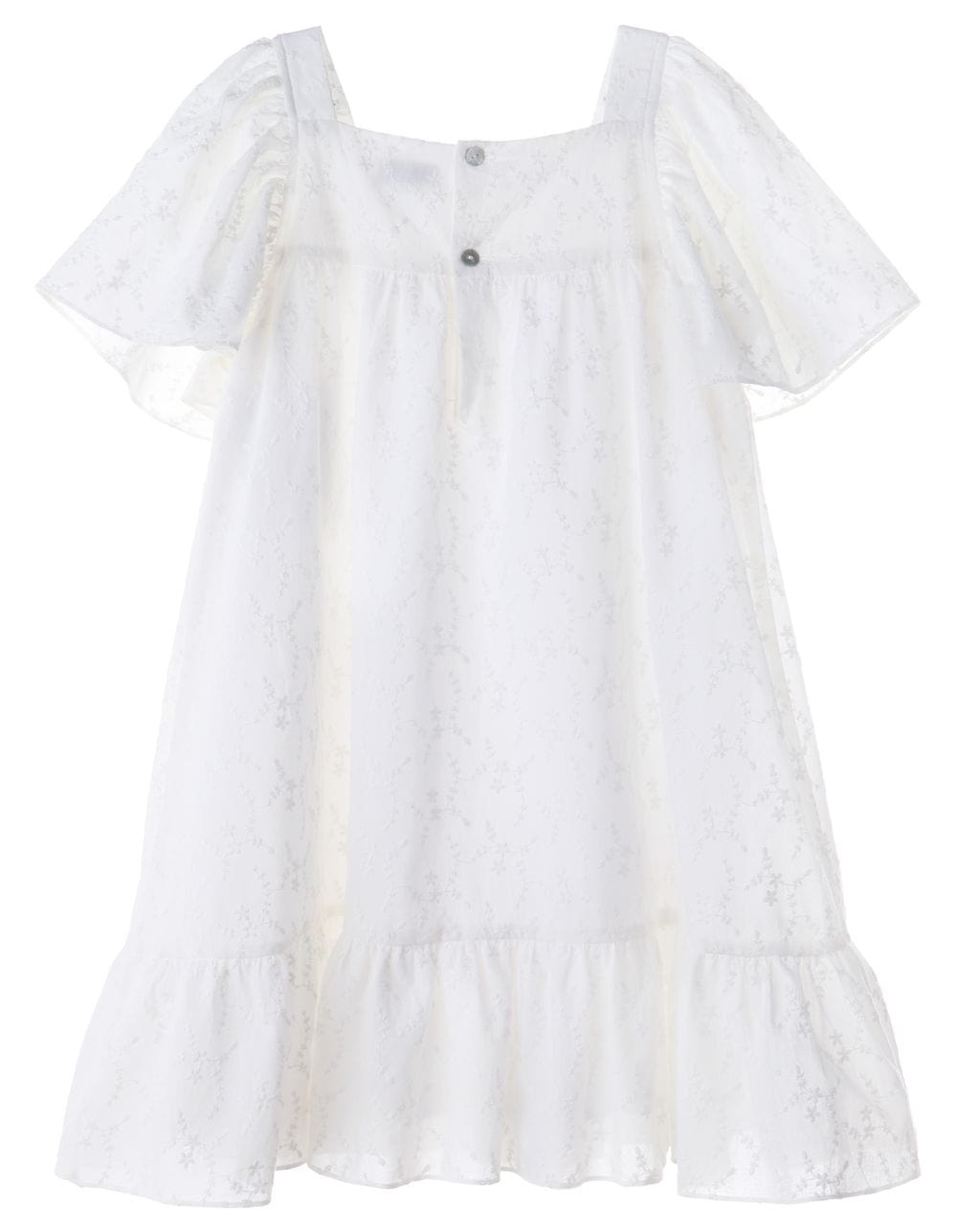 Casero Casero G1603-WH Taylor Twirl Dress - Little Miss Muffin Children & Home