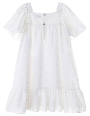 Casero Casero G1603-WH Taylor Twirl Dress - Little Miss Muffin Children & Home