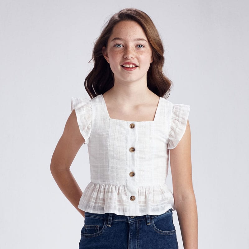 Mayoral Mayoral Girl's Lurex Blouse - Little Miss Muffin Children & Home