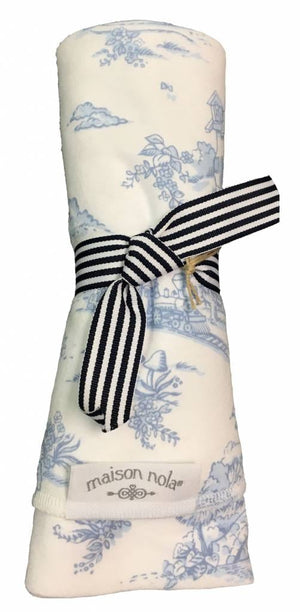 Maison Nola Maison Nola Toile Swaddle Blanket - Little Miss Muffin Children & Home