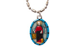 Saints For Sinners Saints For Sinners Saint Mark Hand Painted Medal - Little Miss Muffin Children & Home