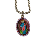 Saints For Sinners Saints For Sinners Saint Martha Hand Painted Medal - Little Miss Muffin Children & Home