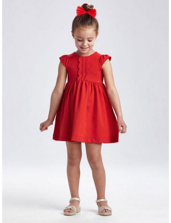 Mayoral Usa Inc Mayoral Persimon Dress with Ruffle - Little Miss Muffin Children & Home