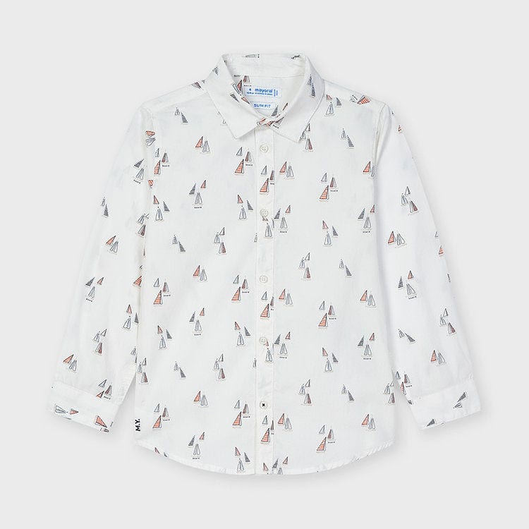 Mayoral Usa Inc Mayoral Long Sleeve Printed Shirt - Little Miss Muffin Children & Home