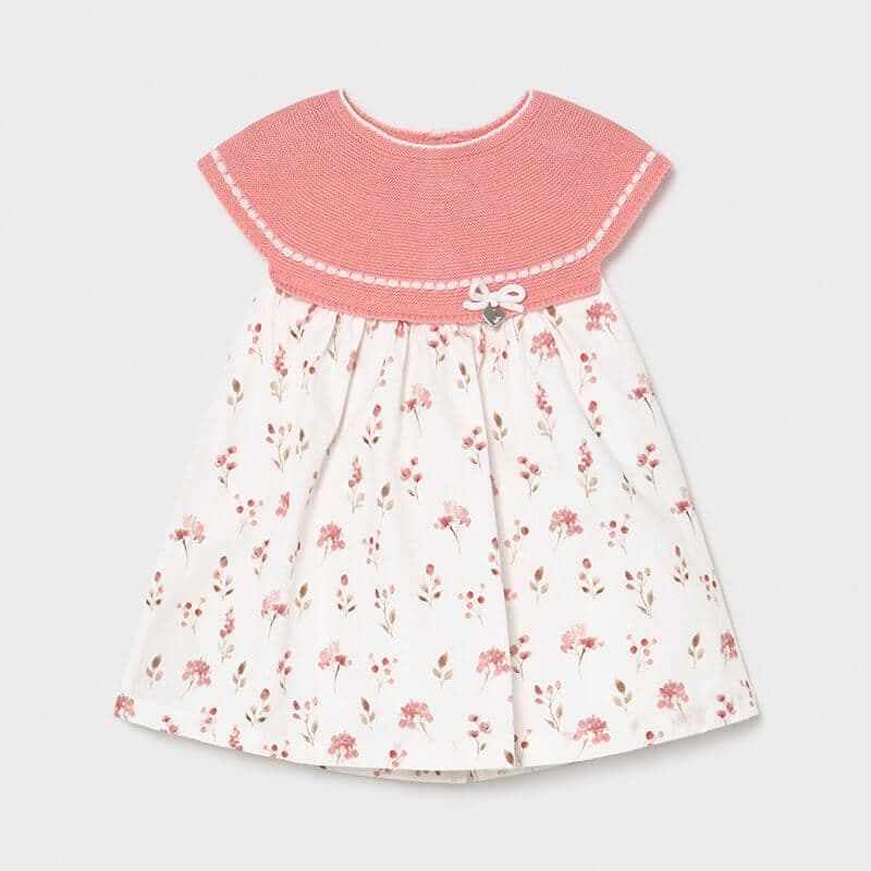 Mayoral Usa Inc Mayoral Combined Floral Print Infant Dress - Little Miss Muffin Children & Home