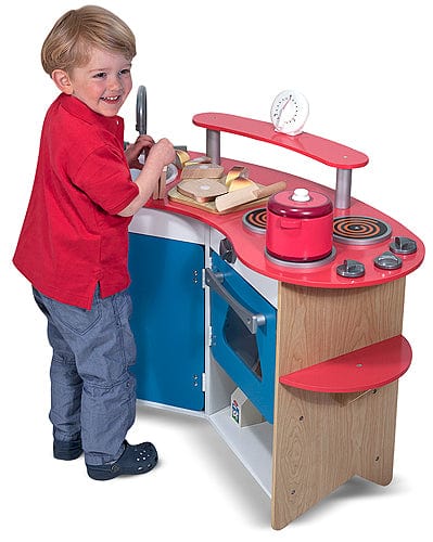 Melissa & Doug Melissa & Doug Cook's Corner Wood Kitchen - Little Miss Muffin Children & Home