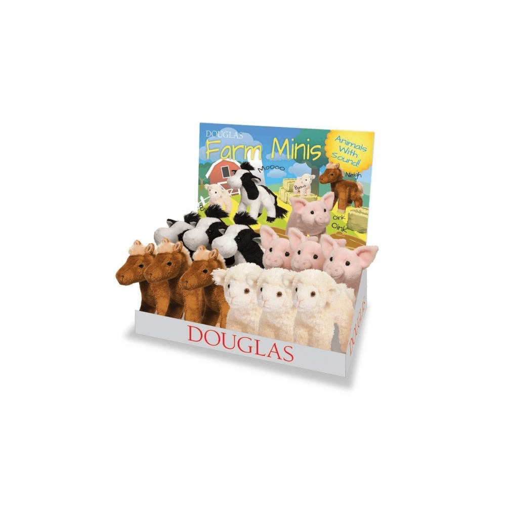 DOU - Douglas Toys Douglas Toys Farm Minis Lamb with Sound - Little Miss Muffin Children & Home