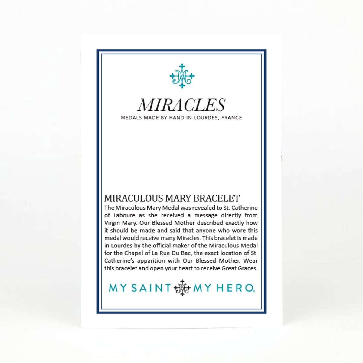 My Saint My Hero My Saint My Hero Miracles Miraculous Mary Charm Bracelet - Little Miss Muffin Children & Home