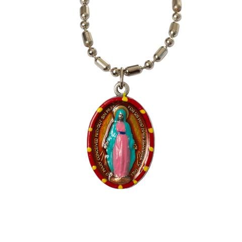 Saints for Sinners Saints for Sinners The Miraculous Medal Hand Painted Medallion - Little Miss Muffin Children & Home