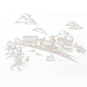 Maison NOLA - Maison NOLA Storyland Toile Print, Train - Little Miss Muffin Children & Home