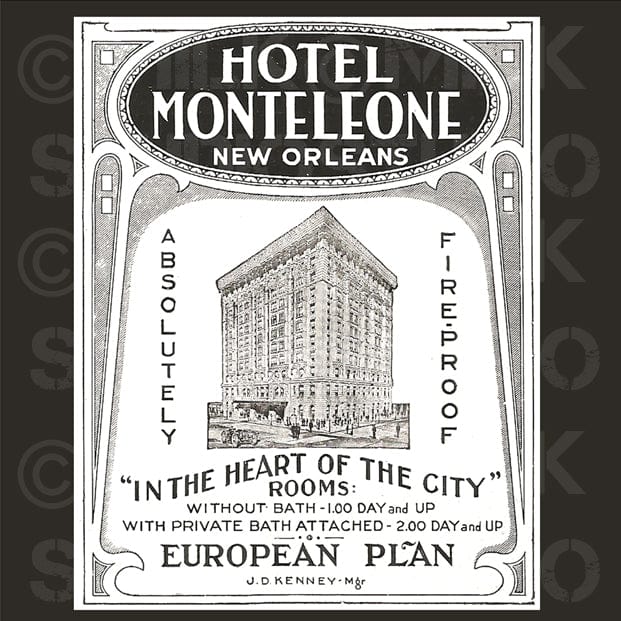 Milk Studio Milk Studio Coasters Hotel Monteleone - Little Miss Muffin Children & Home