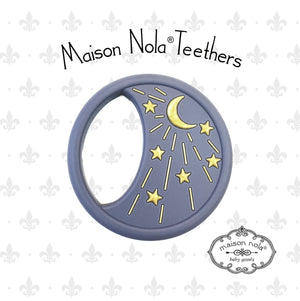 MSN - Maison Nola Maison Nola Moon Teether - Little Miss Muffin Children & Home