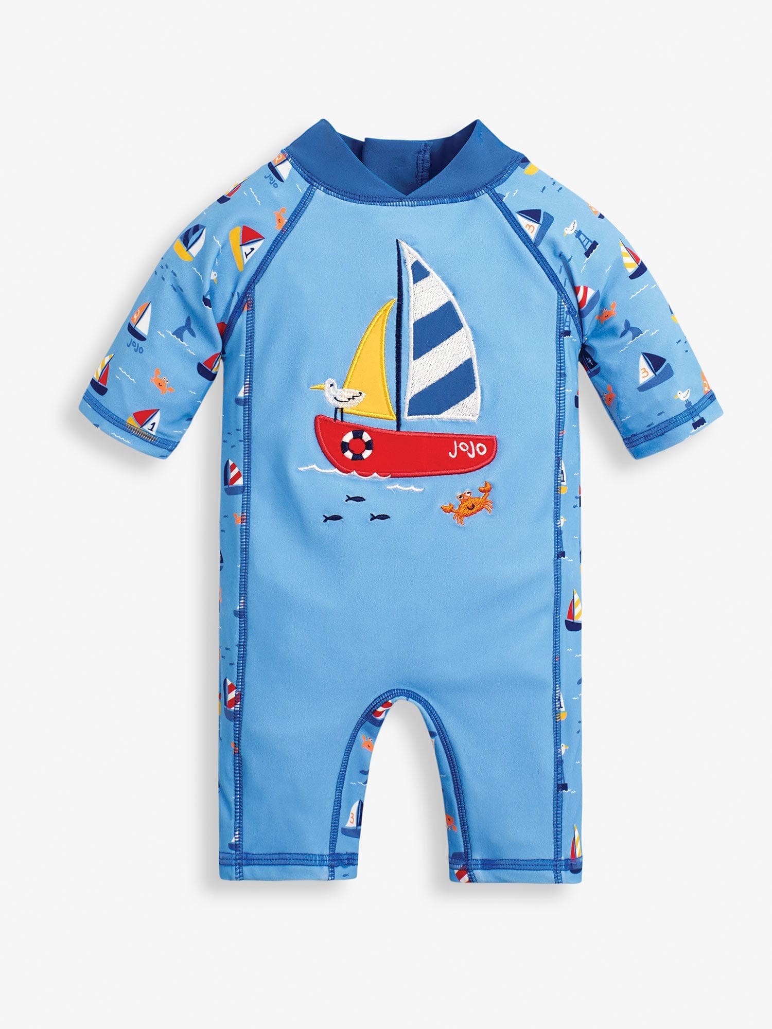 Jojo Maman Bebe Jojo Maman Nautical 1 Piece Sun Protection Suit - Little Miss Muffin Children & Home