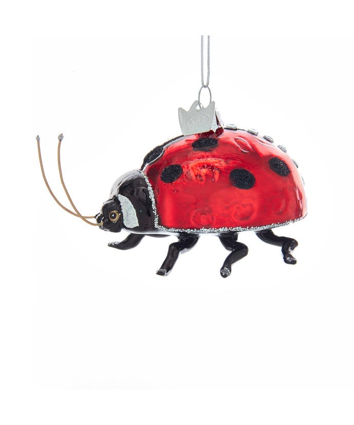 KSA - Kurt Adler Kurt Adler Ladybug Glass Ornament - Little Miss Muffin Children & Home