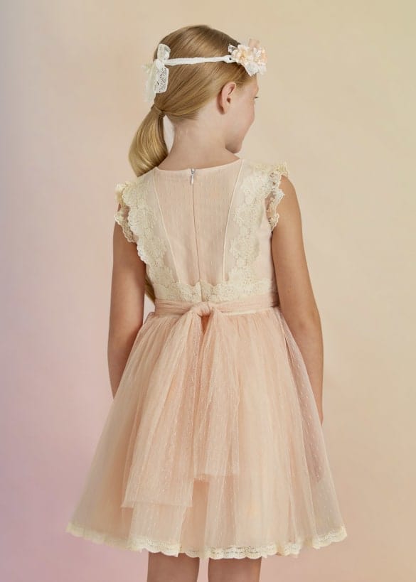 Abel & Lula Abel & Lula Tulle Plumeti Dress - Little Miss Muffin Children & Home