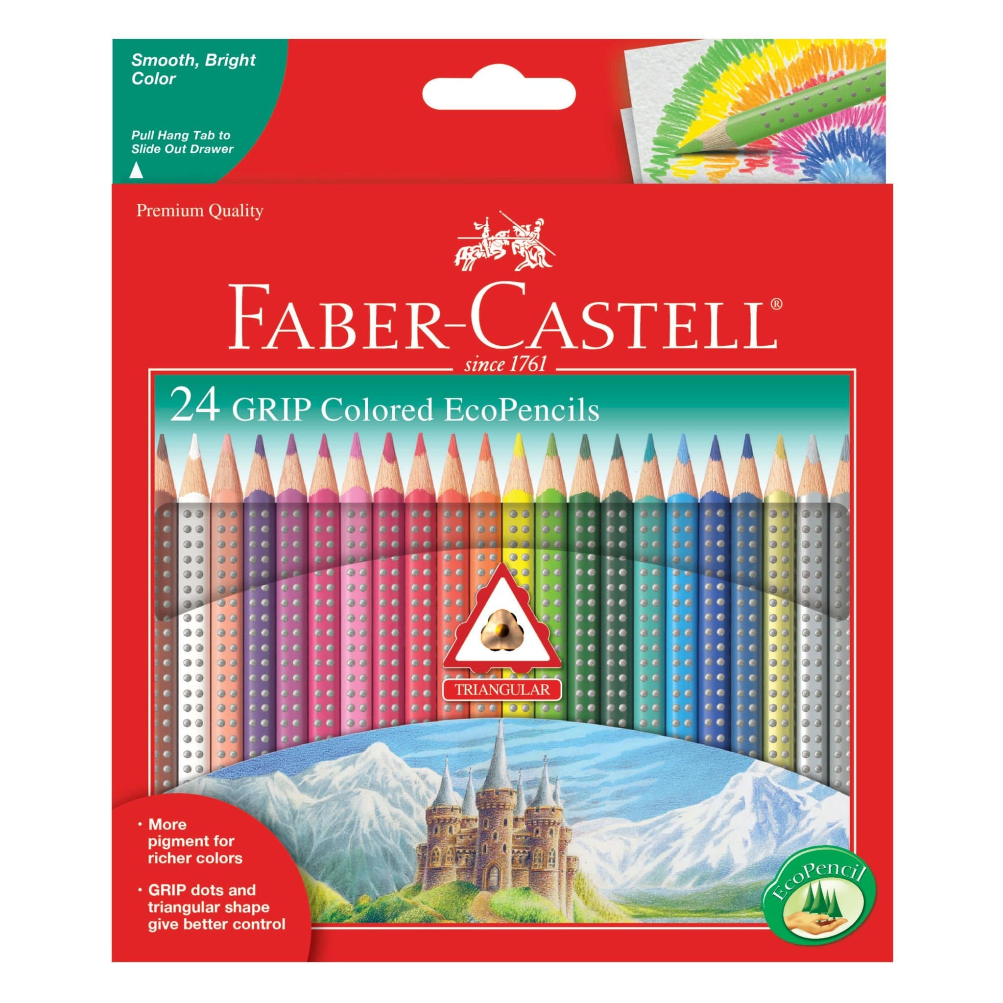 Faber-Castell Faber Castell Grip Color Ecopencil 24Pc - Little Miss Muffin Children & Home