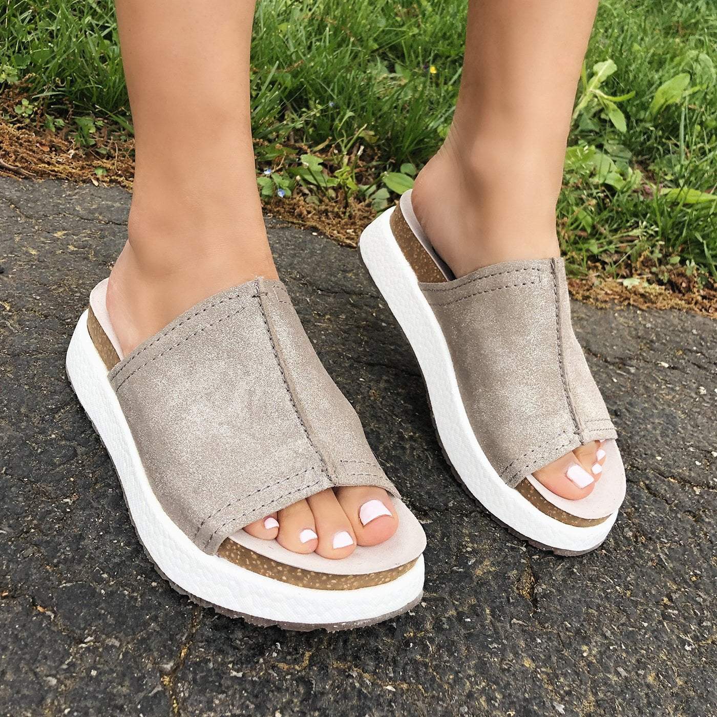 Nicole Naked Feet Wayside Wedge Sandals - Little Miss Muffin Children & Home