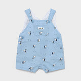 Mayoral Mayoral Blue Printed Overalls for Baby Boy - Little Miss Muffin Children & Home