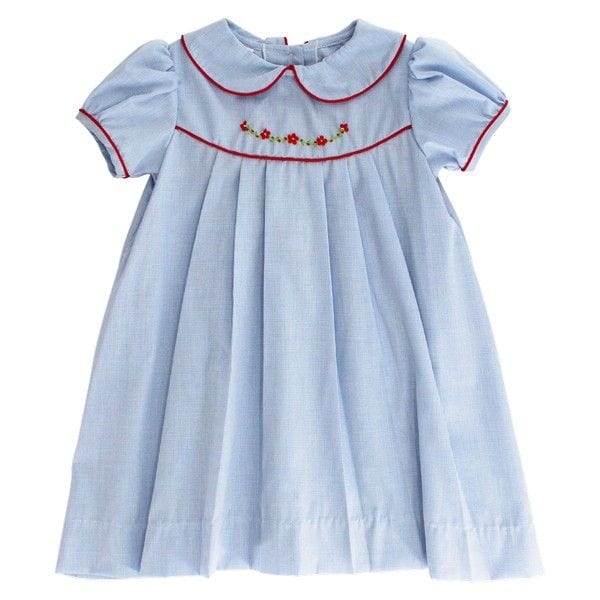 BAI - Bailey Boys Bailey Boys Microcheck Red Embroidery Dress - Little Miss Muffin Children & Home