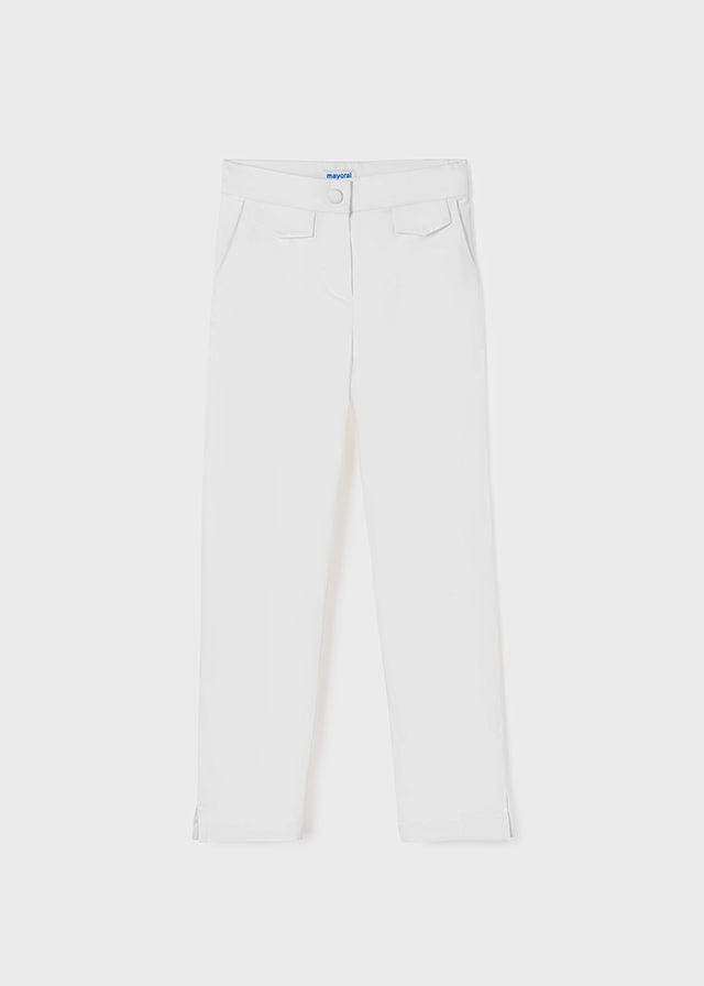 Mayoral Mayoral Cropped Satin Pants 6.567 - Little Miss Muffin Children & Home