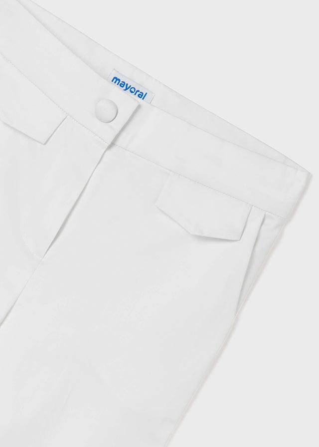 Mayoral Mayoral Cropped Satin Pants 6.567 - Little Miss Muffin Children & Home