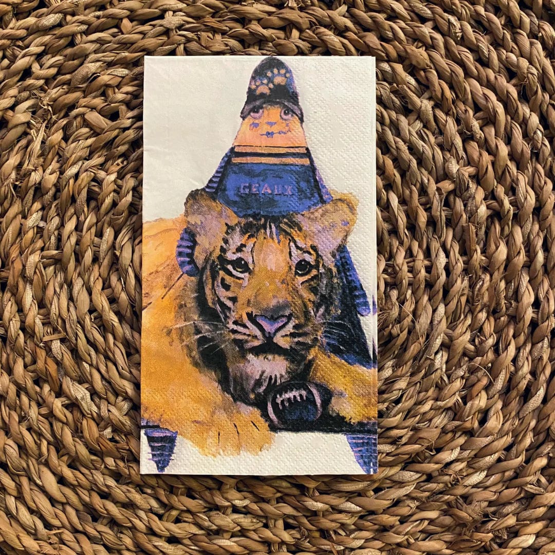 Whereable Art Whereable Art Juju Dinner Napkins/Guest Towels - Little Miss Muffin Children & Home