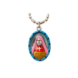 Saints For Sinners Saints For Sinners Saint Paulina Hand Painted Medal - Little Miss Muffin Children & Home