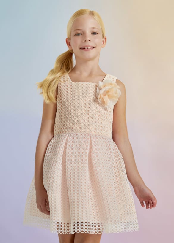Abel & Lula Abel & Lula Embroidered Dress - Little Miss Muffin Children & Home