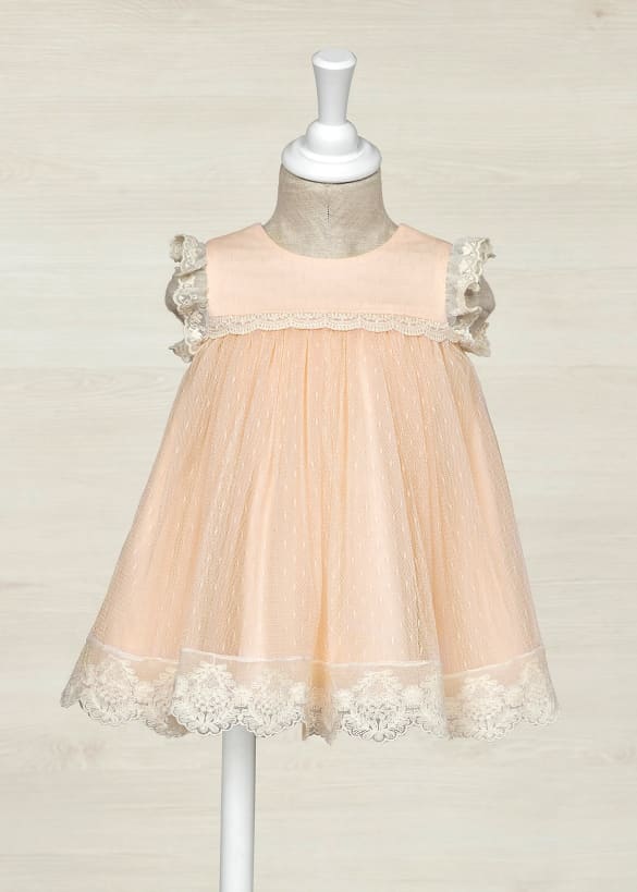 Abel & Lula Abel & Lula Tulle Plumeti Dress - Little Miss Muffin Children & Home
