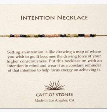 Cast of Stones - INTENTION NECKLACE SWEET PEACH - Little Miss Muffin Children & Home