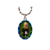 Saints For Sinners Saints For Sinners Saint Peregrine Hand Painted Medal - Little Miss Muffin Children & Home