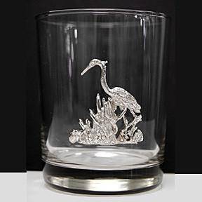 Pewter Graphics by Maurice Milleur - Pewter Graphics Bayou Heron Tumbler - Little Miss Muffin Children & Home