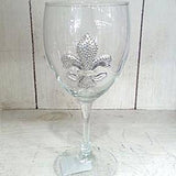 Pewter Graphics by Maurice Milleur - Pewter Graphics French Quarter Fleur de Lis Wine Glass - Little Miss Muffin Children & Home