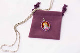 Saints For Sinners Saints For Sinners Saint Philomena Hand Painted Medal - Little Miss Muffin Children & Home