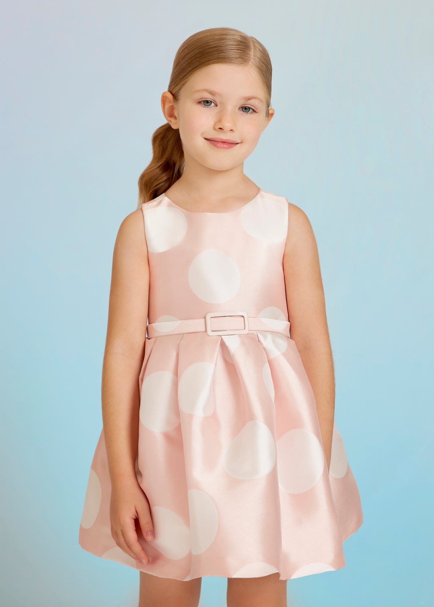 Abel & Lula Abel & Lula Polka Dot Mikado Dress - Little Miss Muffin Children & Home